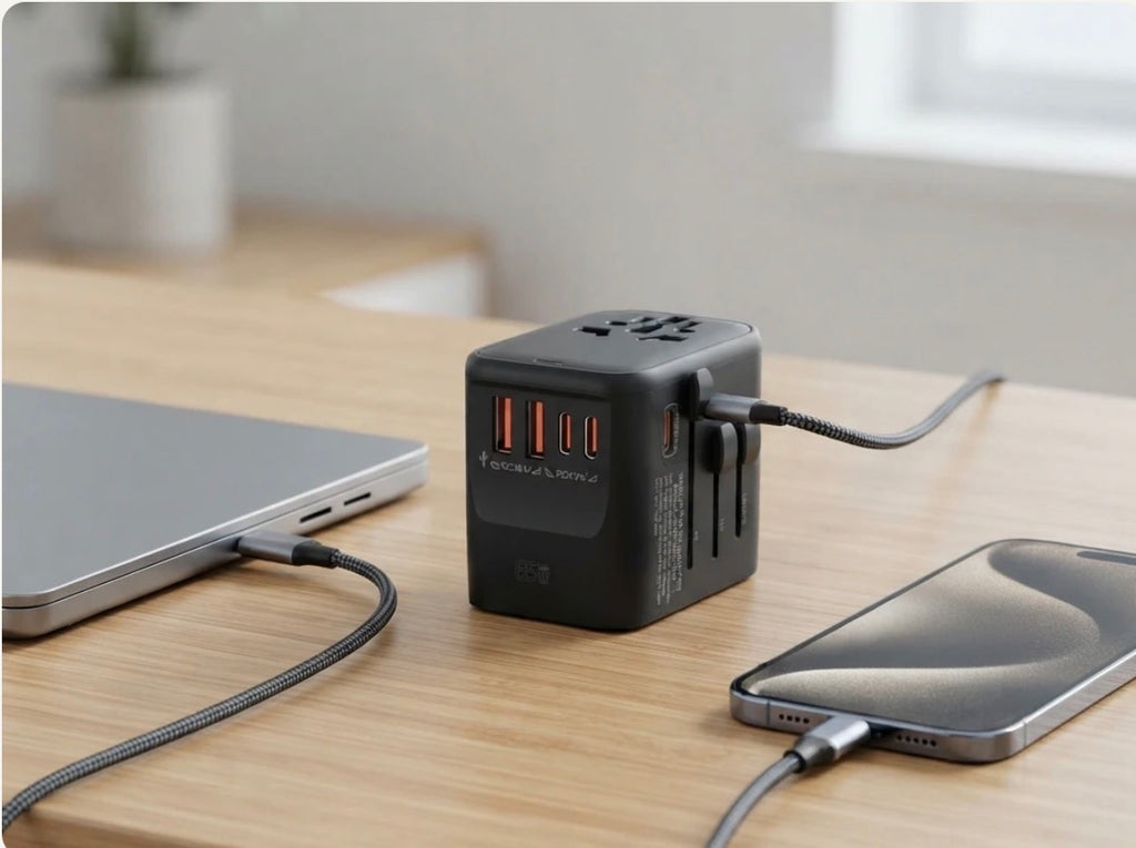 GoCharge 65W GaN Universal Travel Adapter - CAELIZ
