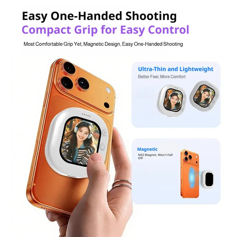 SnapView – Magnetic Selfie Monitor for Rear-Camera Photos & Videos - CAELIZ