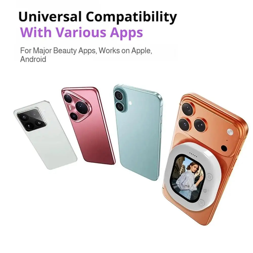 SnapView – Magnetic Selfie Monitor for Rear-Camera Photos & Videos - CAELIZ