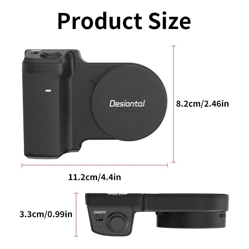 GlowGrip 3-in-1 Magnetic Phone Stand & Selfie Light - CAELIZ