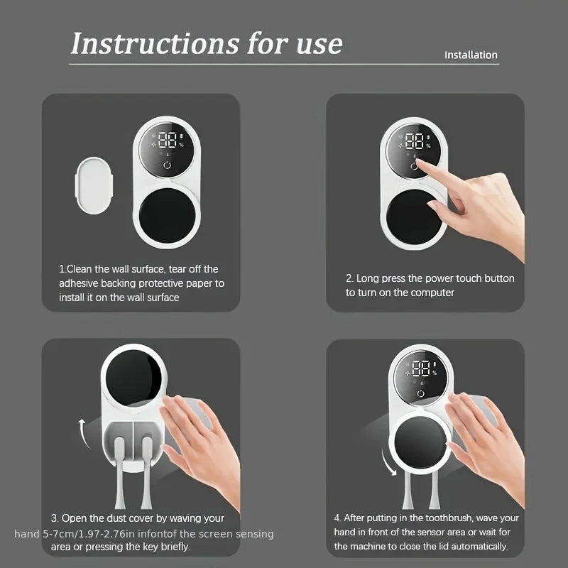 CleanPod— Smart Toothbrush Holder & Dryer - CAELIZ