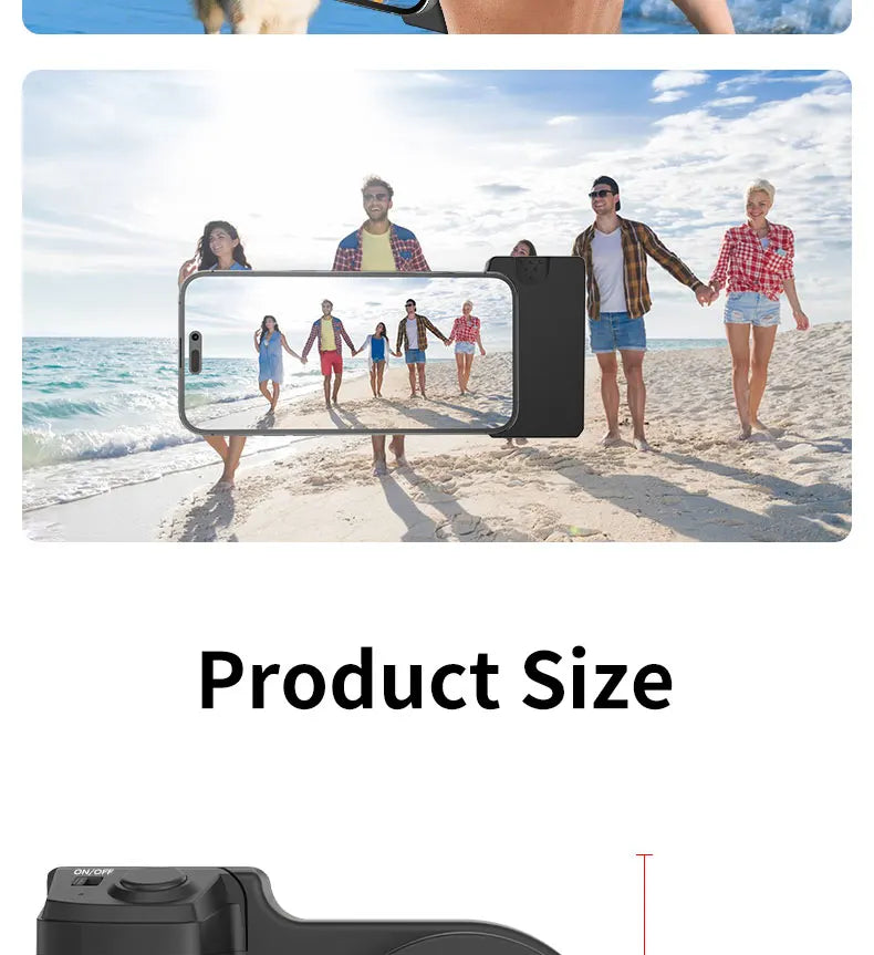 3-in-1 Magnetic Ring Light & Phone Stand, Adjustable Brightness Selfie Grip, Strong Magnet Finger Holder for Streaming, Vlogging