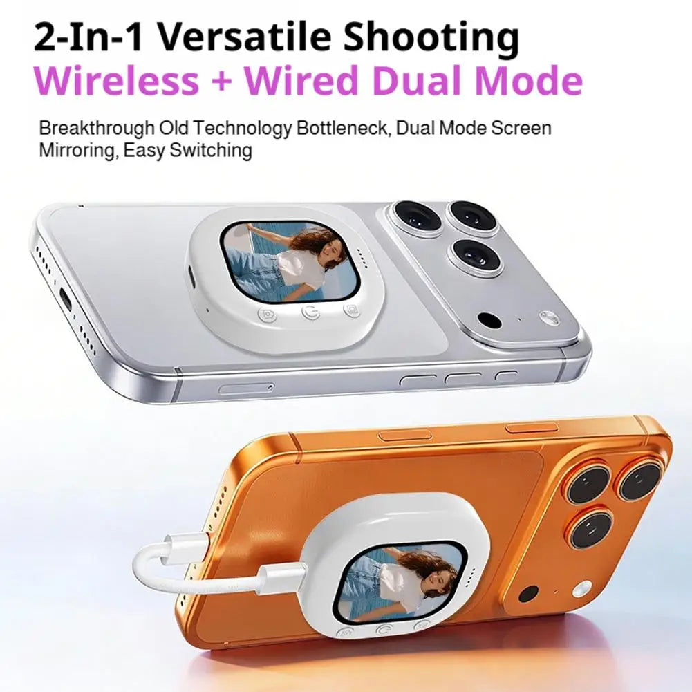SnapView – Magnetic Selfie Monitor for Rear-Camera Photos & Videos - CAELIZ