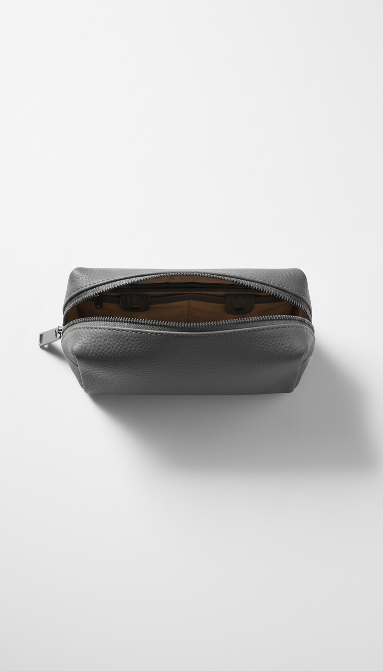 Vegan Leather Tech Organizer With Magnetic Closure
